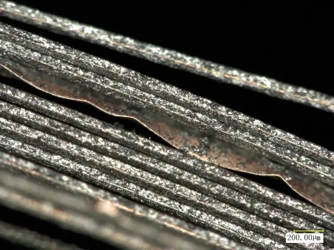 Revealing the wavy edges of lithium battery electrodes